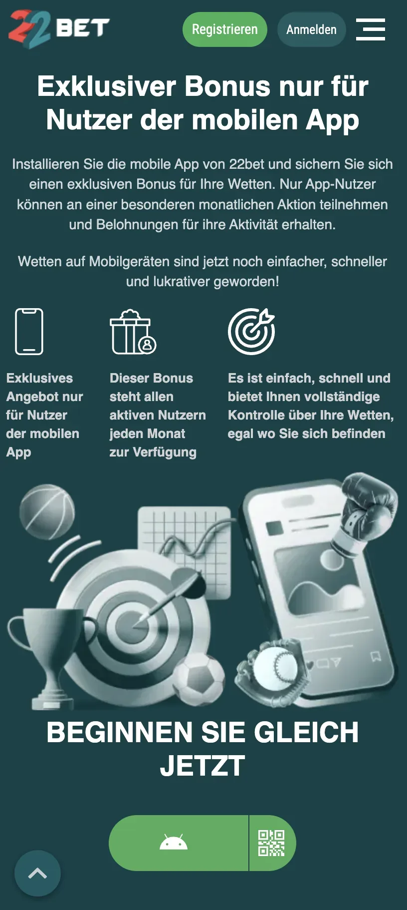 Konto-Verwaltung – 22Bet